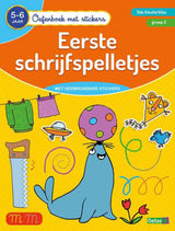 Deltas Übungsbuch mit Aufklebern – erste Schreibspiele für 5–6 Jahre