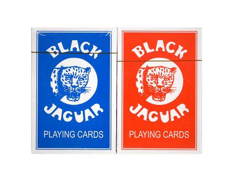 Verschiedene Spielkarten blau rot