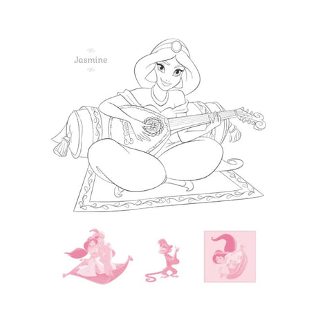 Deltas Disney Princess Stickerparade