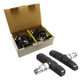 Weiße Etikettenbremsbeläge V-Brems 70x15 mm (50 Sets)