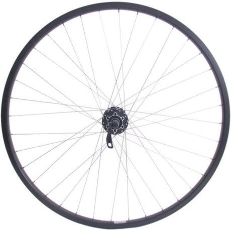 Shimano Vorderrad 28 29 622x19c Ryde Andra 30 Felge mit FH-M525 Nabe für 6-Loch-Bremsscheibe – schwarz
