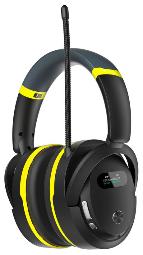 Der Ohrenschützer von Kerbl schützt mit Dabplus-Radio und Bluetooth