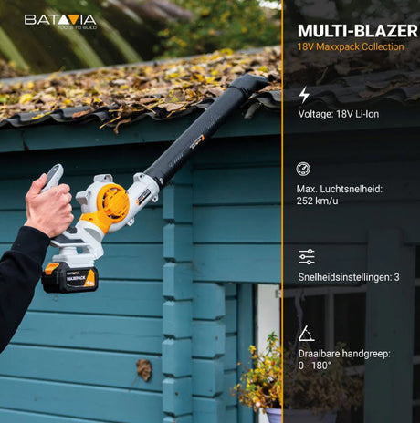 Batavia-Produkte Maxxpack 18-V-Batterie-Mehrfach-Laubbläsergehäuse