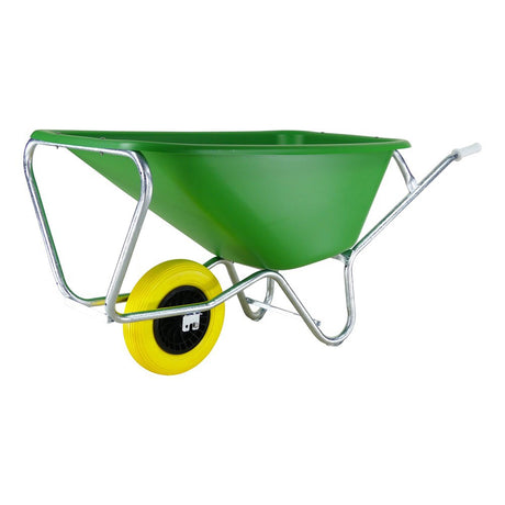 Fort Products Schubkarre F S 165l grüner HDPE-Behälter plus nie mehr Leck