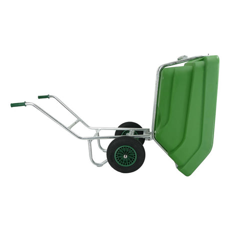 Fort Products Kippschubkarre F S 300l grün 2 Luftrad