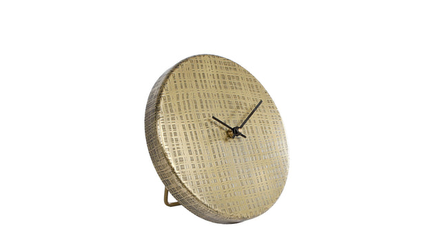 Klok zurich s goud metaal 20x20x2cm