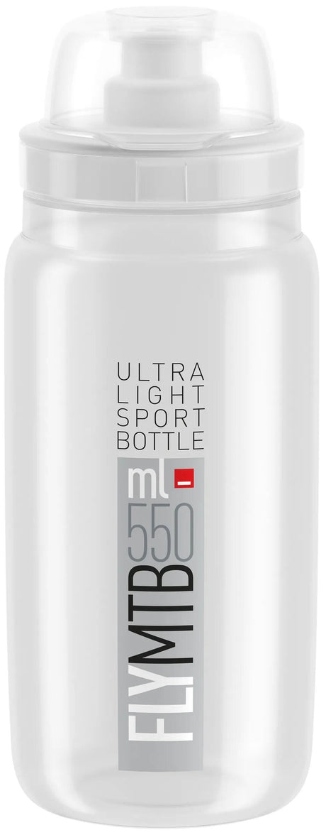 Elite-Flasche mit Schutzkappe Fly MTB Tex transparent 550 ml