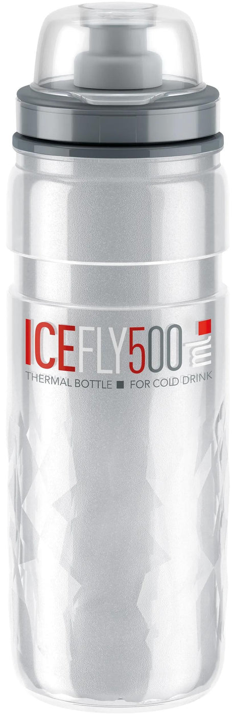 Elite Thermoflaschen mit Schutzkappe Ice Fly transparent 500ml