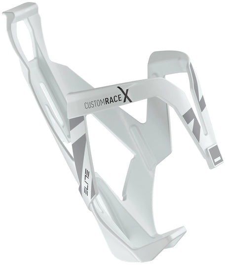 Elite Flaschenhalter Custom Race x glänzend weißgrau