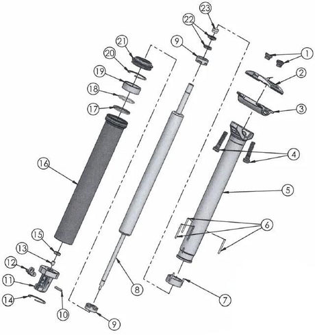 Contec Service Kit Nara Dropair DLX Kit A CT Service Kit Nara Dropair DLX Kit A 100 mm
