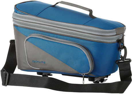 Racktime Gepäckträgertasche Talis Plus 2.0 Kofferraumtasche Talis Plus 2.0 Ber.Blue St.Grey
