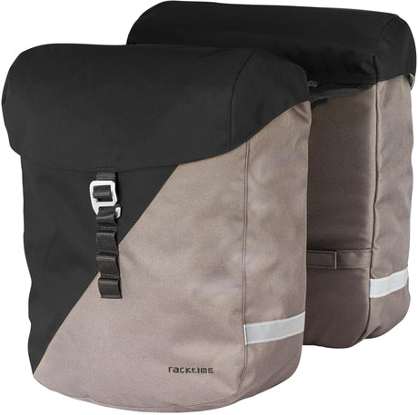 Racktime Doppeltasche Vida 2.0 Doppeltasche Vida 2.0 Carbon Bl. st.schwarz