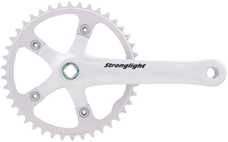 Stronglight Kurbelgarnitur Impact Kurbelgarnitur Strongl.Impact Silber eloxiert