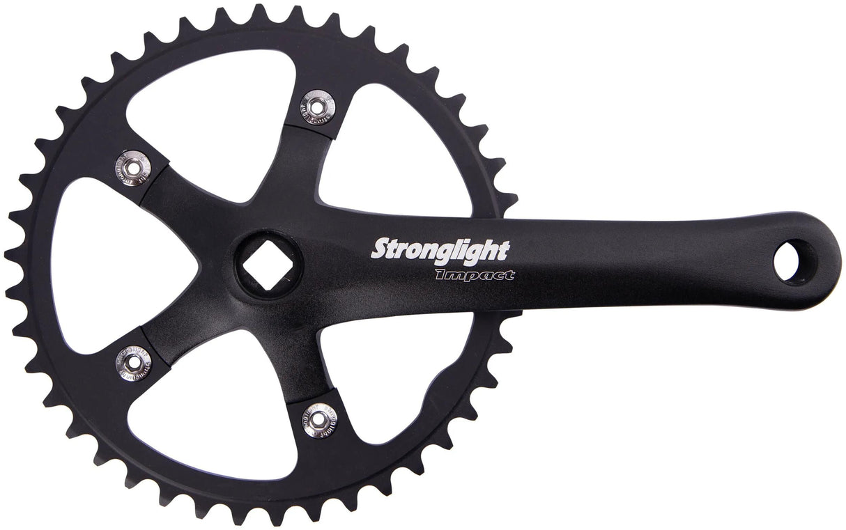 Stronglight Kurbelgarnitur Impact Kurbelgarnitur strongl.impact mattschwarz