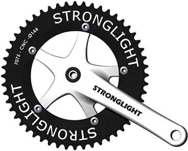 Stronglight Kurbelgarnitur Track 2000 Kurbelgarnitur Strongl. Spur 2000 50t 170mm