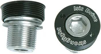 Stronglight Kurbelschraube M15 Kurbelschraube stark. Paar f.isis-Antrieb