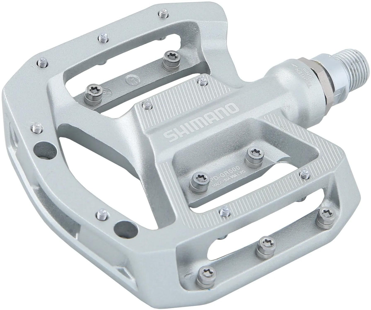 Shimano Pedal PD-GR500 Shim.Pedale PDGR500 Flat Mount Alu Si