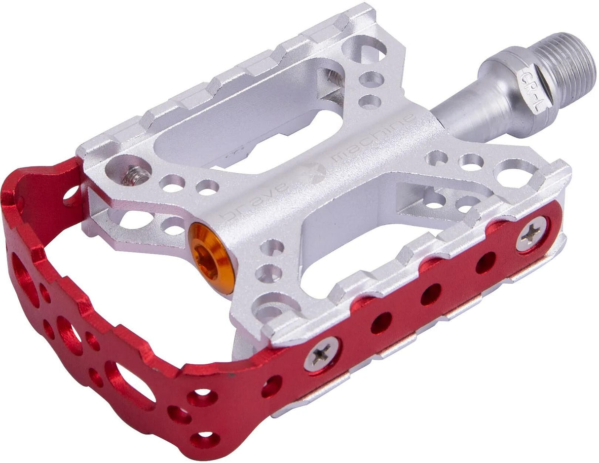 Brave Plattformpedal-Mod. 19 Plattformpedal rot