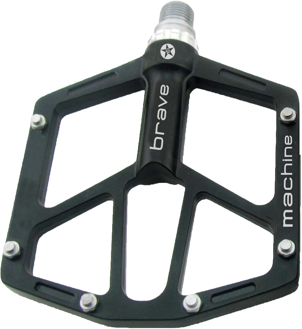 Brave Plattformpedal Superthin Mod. 19 Plattformpedal superdünn schwarz