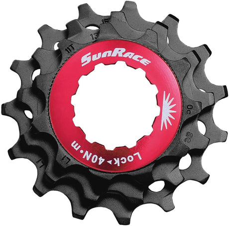 Sunrace Sicherungsring mit Ritzeln 12V 11 13 15T schwarz