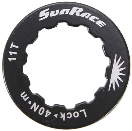 Sunrace Sicherungsring Sicherungsring Alu, schwarz, f.11t.