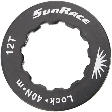 Sunrace Sicherungsring Sicherungsring Alu, schwarz, f.12t.