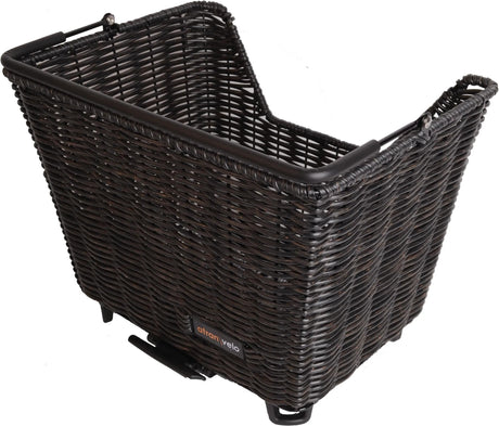 Atranvelo Fahrradkorb, Picknick-AVS-Heckkorb, Picknick-AVS, schwarz