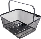 Contec Fahrradkorb, auf der Rückseite von Vero Mik 2.0 ct HR-Korb Vero Mik 2.0 Stahl 40x30x18 14 cm schwarz
