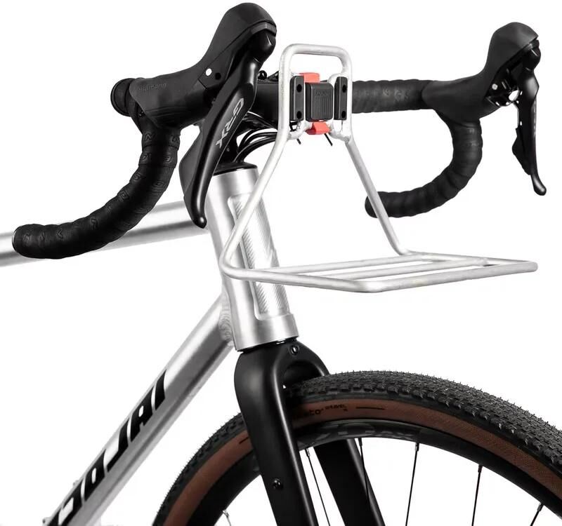 Fahrer Gepäckträger Tour Rack Fahrer Frontpaarträger R Tour Rack Silber