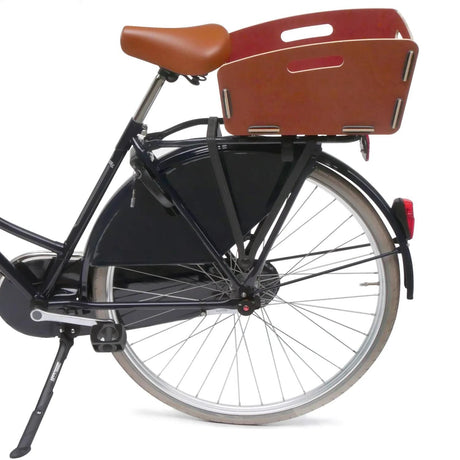 Rixen Kaul Fahrradkorb, auf der Rückseite Radkiste 2 Hinterradkorb R K Radkiste 2 Holz, Natur