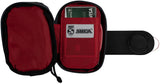 Silca Satteltasche matt Satteltasche mattschwarz rot