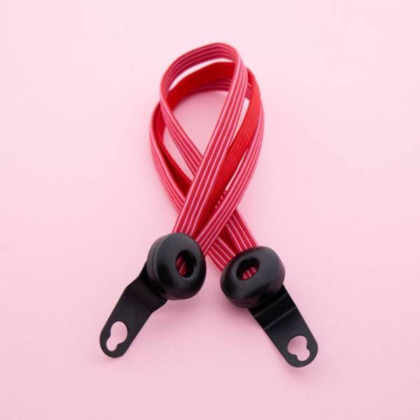 Qibbel Widek Tragegurt Explorer 16 schwarze Halterungen rot rosa