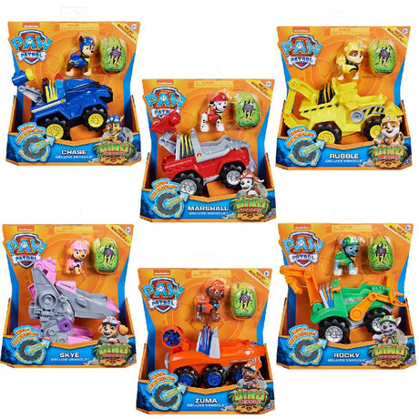 Paw Patrol Dino-Rettungswelpe mit Fahrzeug