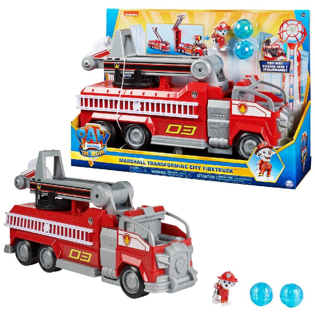 Paw Patrol Der Film „Transforming Marshall Fire Truck“.