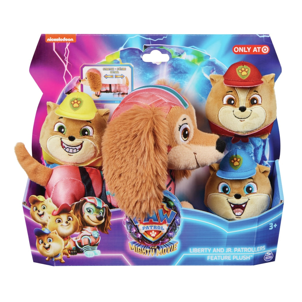 Paw Patrol Mighty Movie Plüschtier Liberty und Poms