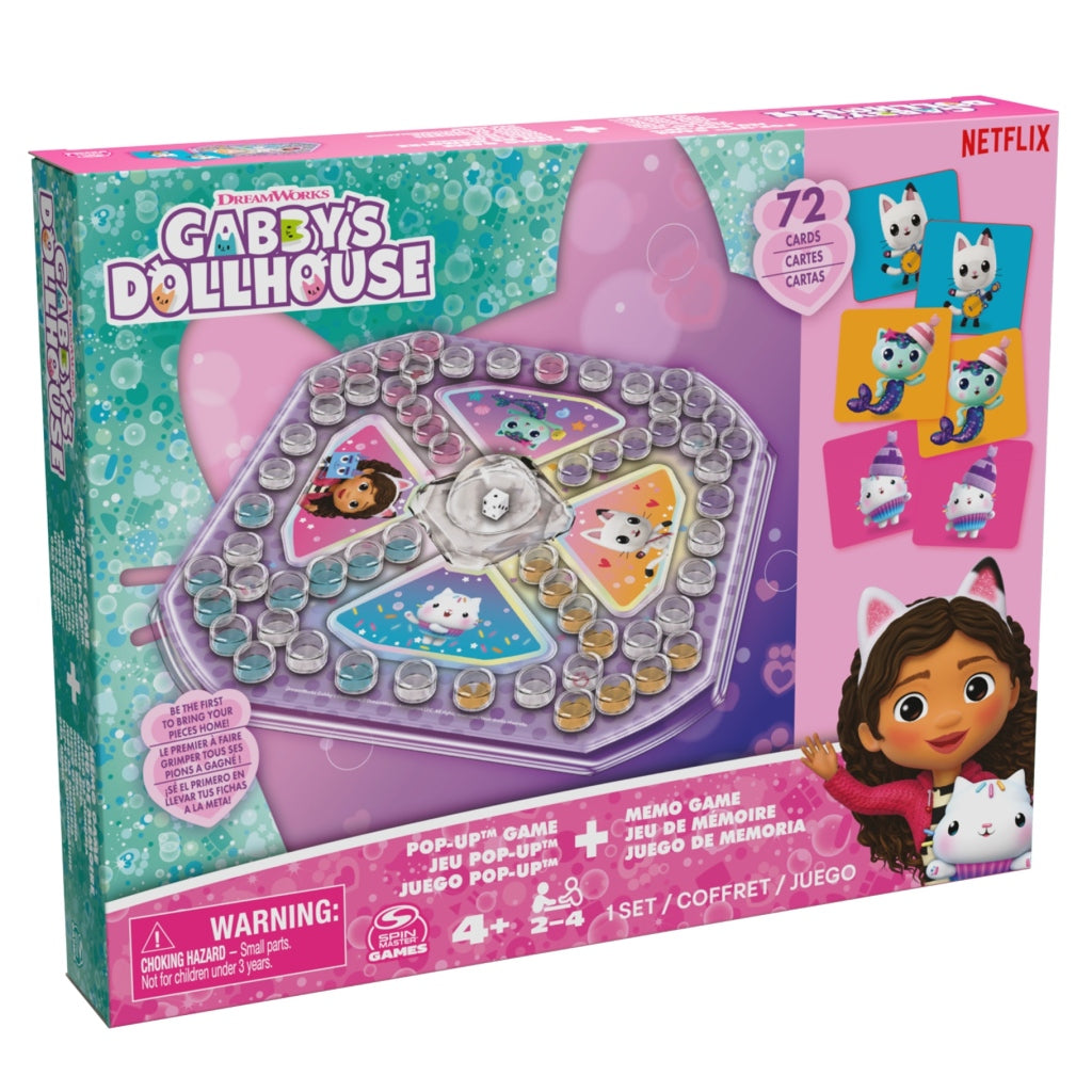 Gabbys Puppenhaus, Gabbys Puppenhaus, Memo- und Pop-up-Spiel
