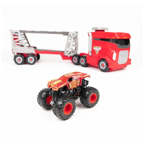 Monster-Jam-Transporter + Monstertruck