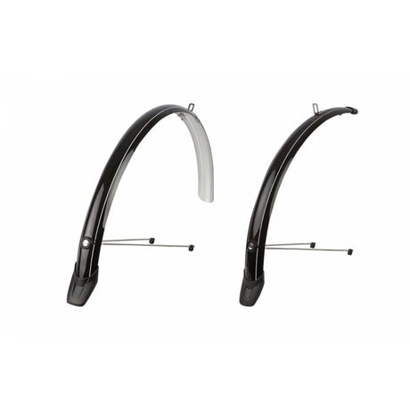 Kotflügelset 28 51 mm Polisport Stadt - Schwarz
