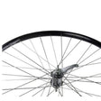 Hinterrad 28 sp. Aluminium-Speichen-13-schwarze Basic-Belüftungsbremsnabe