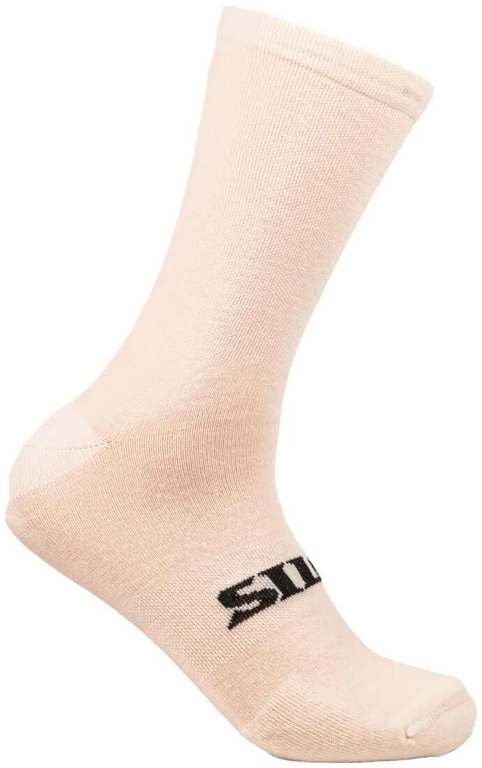 Silca Socke aus Schotterwolle, Größe XL, Weiß