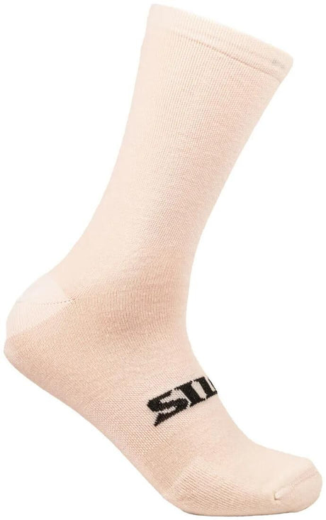 Silca Socke aus Schotterwolle, Größe XL, Weiß