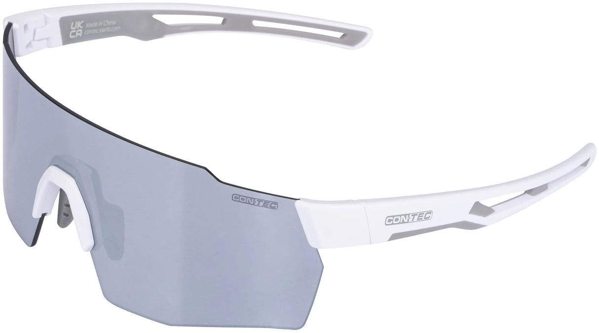 Contec Sportbrille Pulse Revo ct Brille Pulse matt polarweiß grau