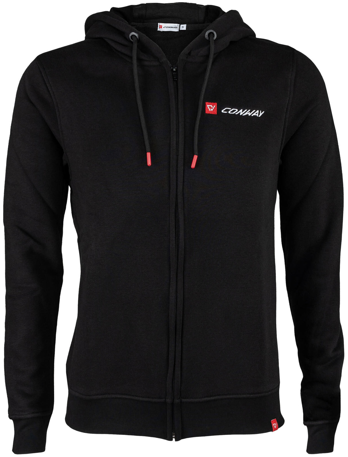 Conway Pulloverjacke mit Kapuze Logoline Kapuzensweatjacke Logoline Größe XXL Schwarz