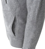 Contec Sweatjacke mit Kapuze, Reißverschluss, hell, CT-Zip, Kapuzenpullover, Reißverschluss, hell, Größe XL, hellgrau