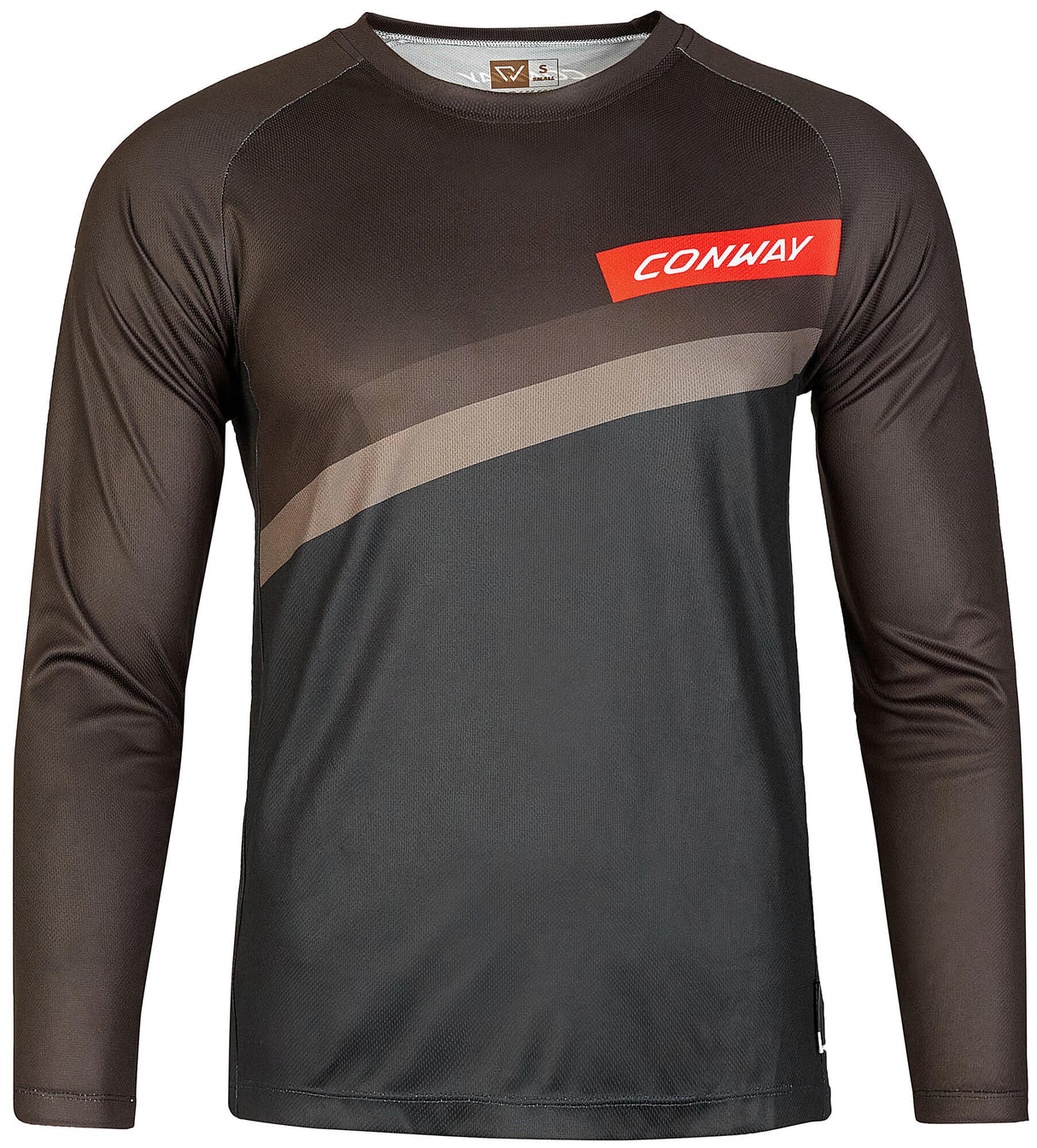 Conway Langarmshirt Ride Tee LS Jersey Ride Tee LS XL Schwarz Grau