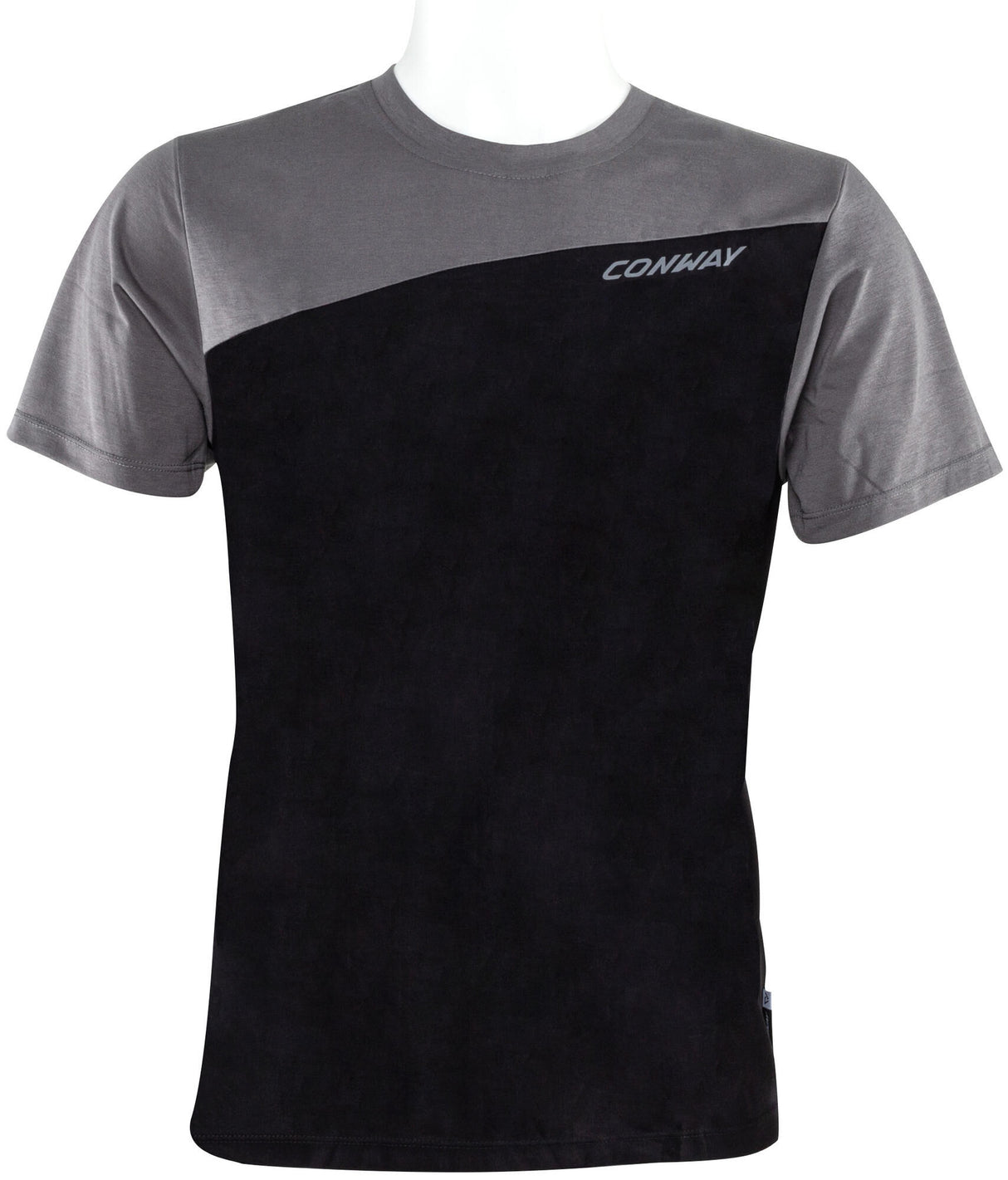 Conway Kurzarmshirt Active Tee SS Jersey Active Tee SS XS Grau Schwarz
