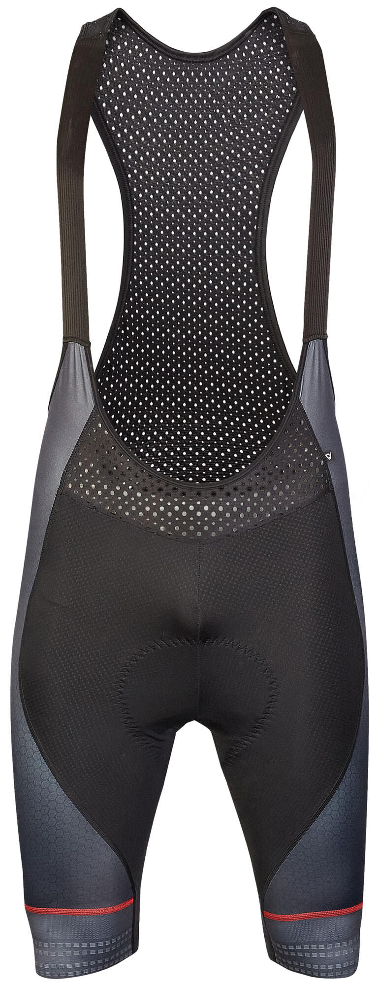 Conway Radlerhose mit Hosenträgern Race Trägerhose Trägerhose Race Größe M Schwarz Grau