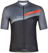 Conway Kurzarmshirt Active Jersey Full Zip SS Jersey Act.Full Zip SS L Grau Schwarz