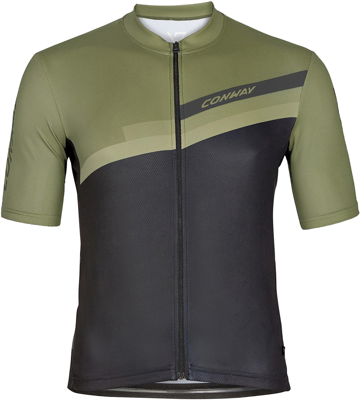 Conway Kurzarmshirt Active Jersey Full Zip SS Jersey Act.Full Zip SS XS Moss Black