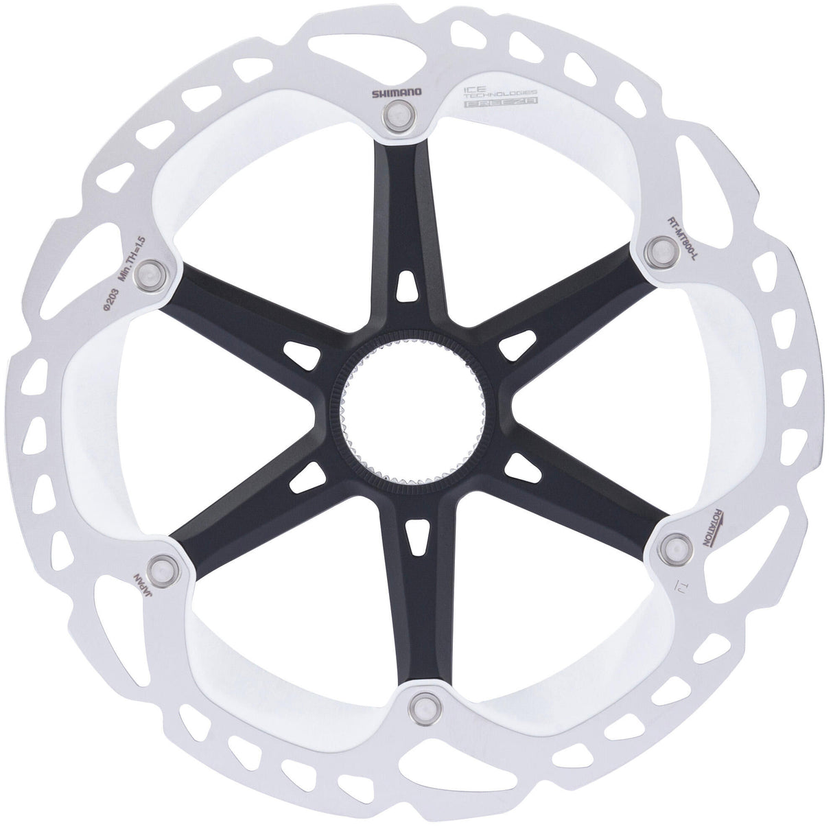 Shimano Bremsscheibe RT-MT800 Rotor Shim.RT-MT800 203 mm cl